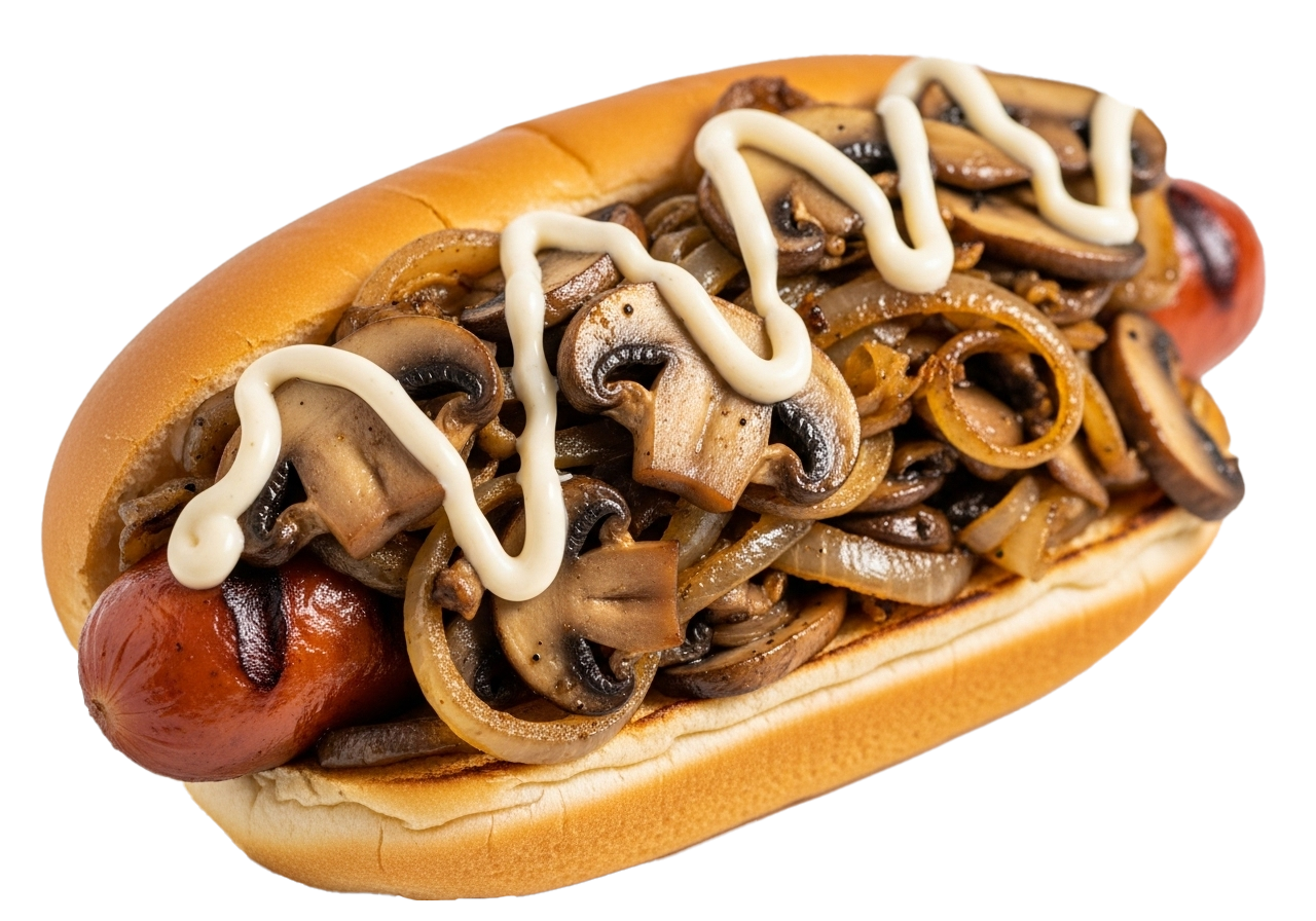 Umami Mushroom Hotdog