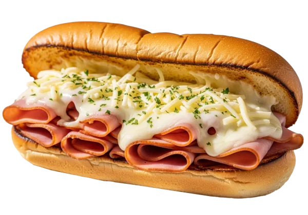 Ham & Cheese Po' Boy