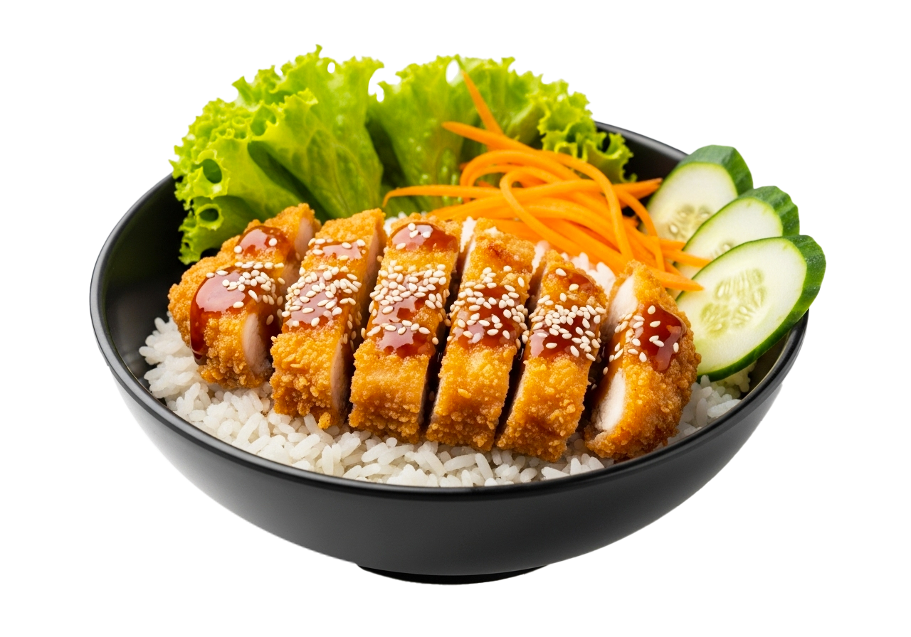 Crispy Chicken Rice Bowl